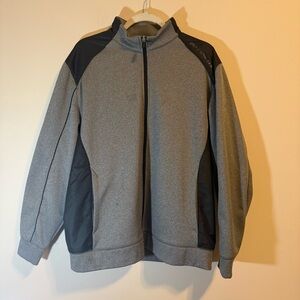 Greg Norman For Tasso Elba | Men’s Grey/Black Zip Up | Large